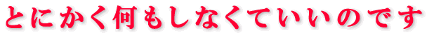 �Ƃɂ����������Ȃ��Ă����̂ł� 